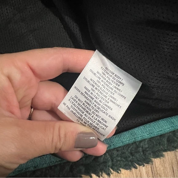 Yellow Label Co. Sherpa Zip Up Fleece Jacket Sweatshirt - Picture 6 of 9